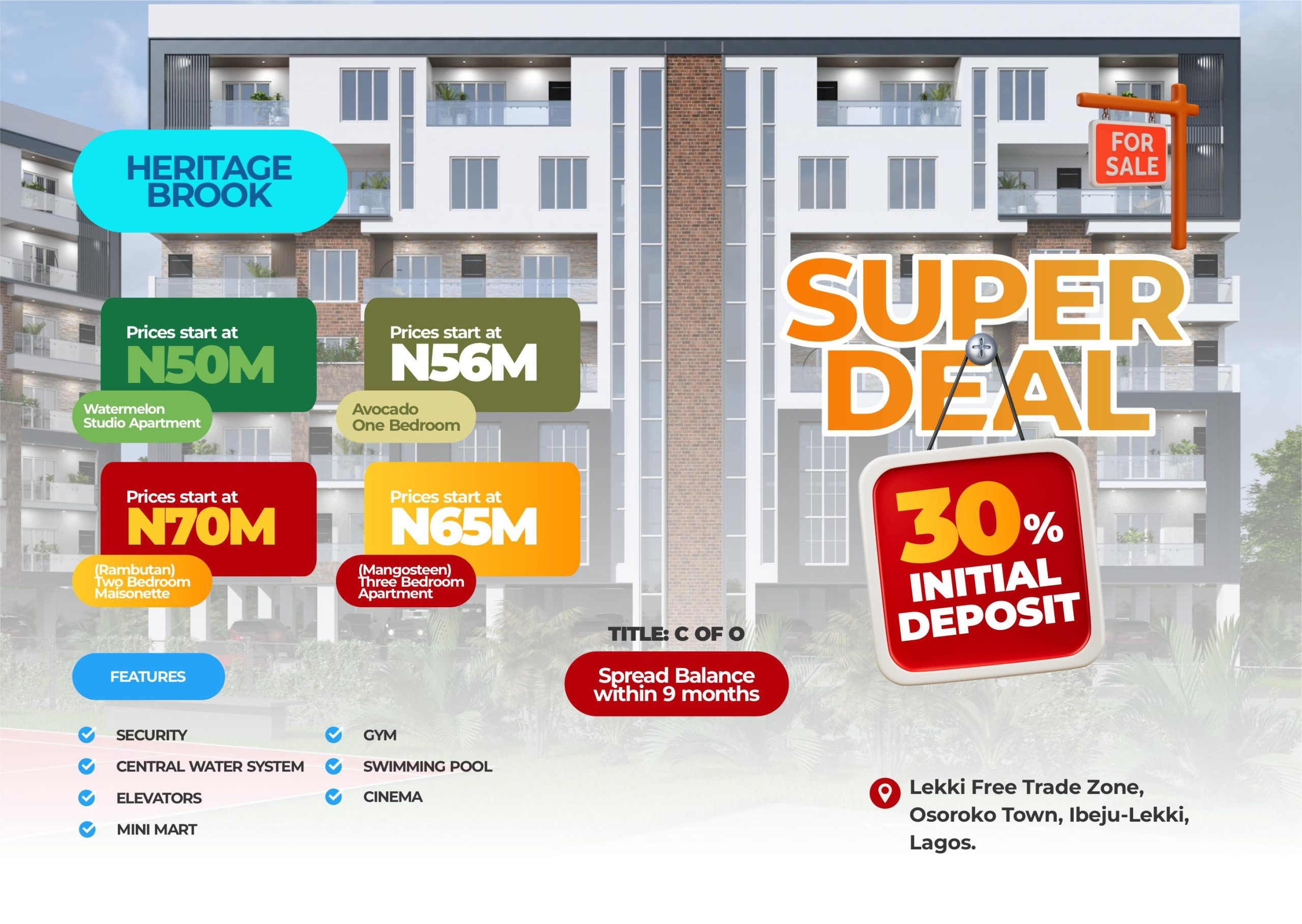 Heritage Brook Luxury Homes Lagos